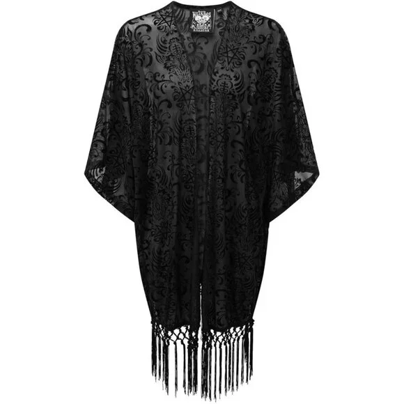 Killstar Last Rites kimono size S  jacket NWT - Picture 3 of 8